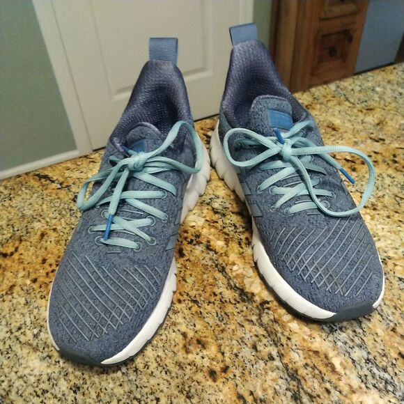 Adidas Asweego Women's Size 8 Running Sneakers Ash grey Raw Gray - Picture 3 of 12